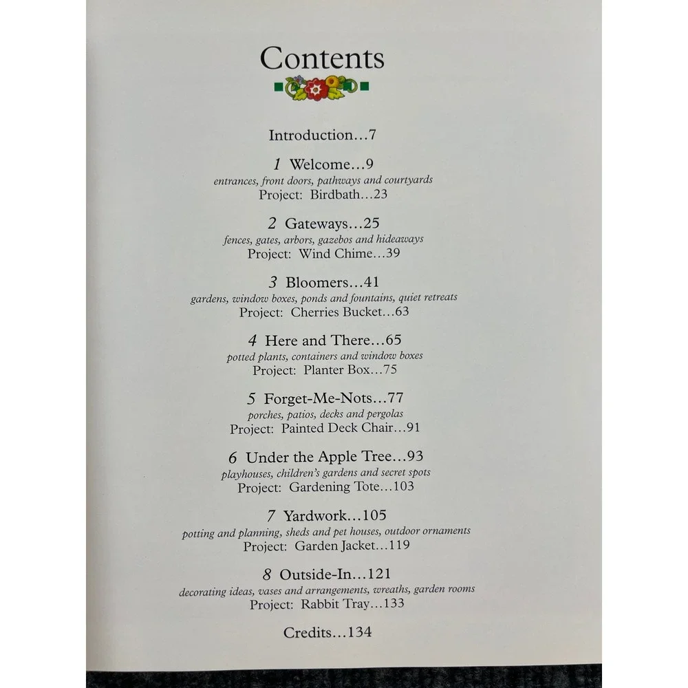 Vtg 90s MARY ENGELBREIT Outdoor Companion Book Hardcover Gardening Cozy DIY 1996